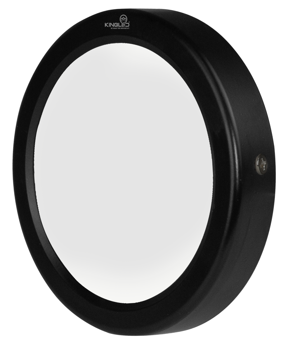 Đèn led ốp trần Moonstone 30w, kích thước Ø 300*26 mm, tròn, chip Samsung, vỏ đen